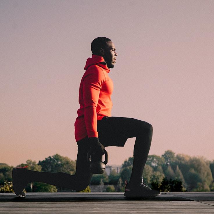 Professional gym interior with strength equipment